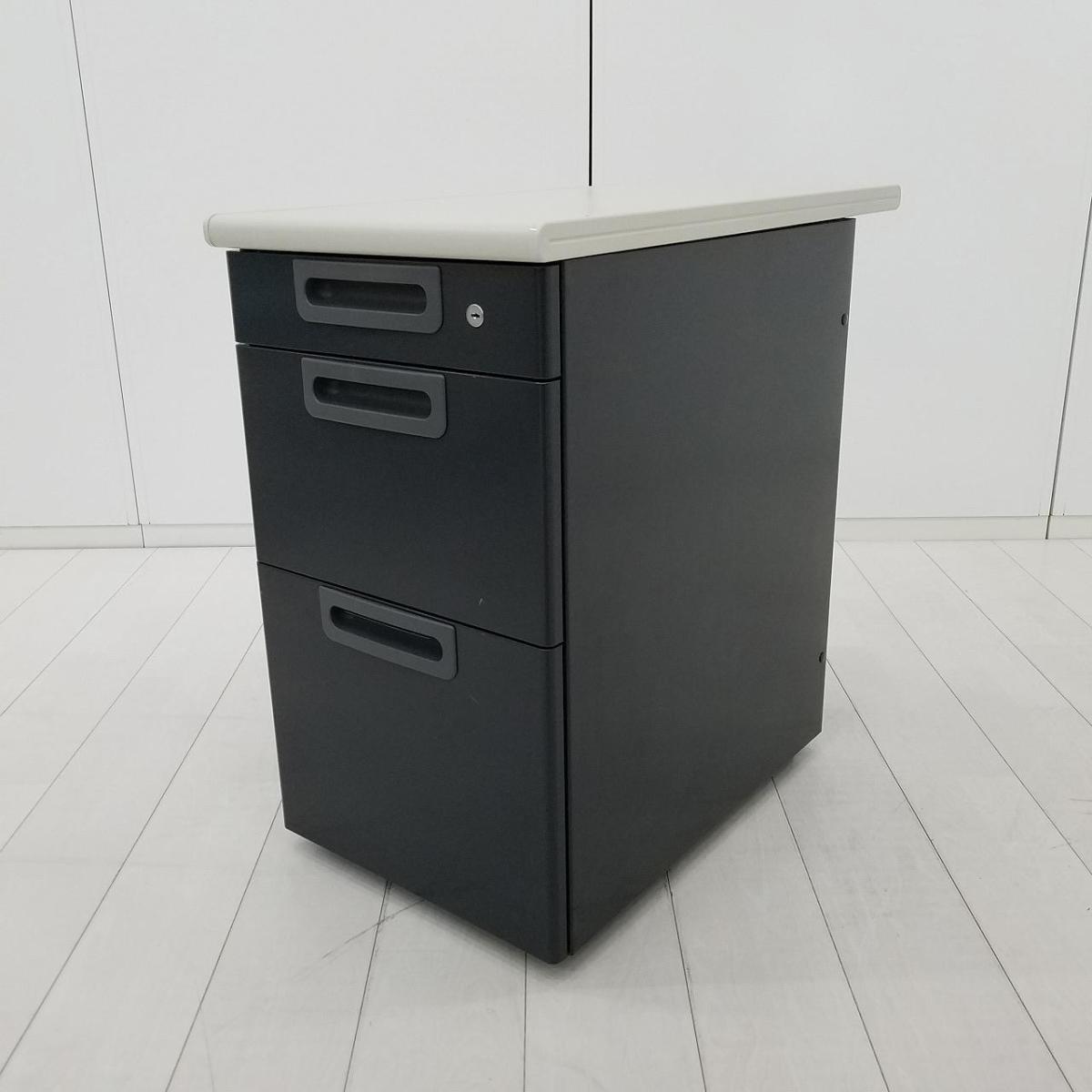 中古】 プラス/PLUS 脇机3段 606343 - 中古オフィス家具ならオフィス