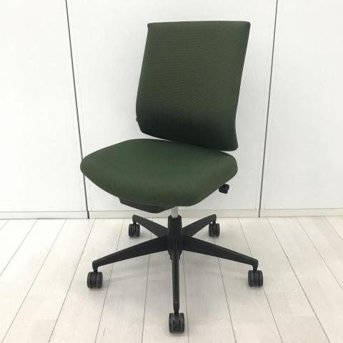【中古】ウィザード4 C06S-12C-BK1 コクヨ（KOKUYO） 肘無ローバックチェア