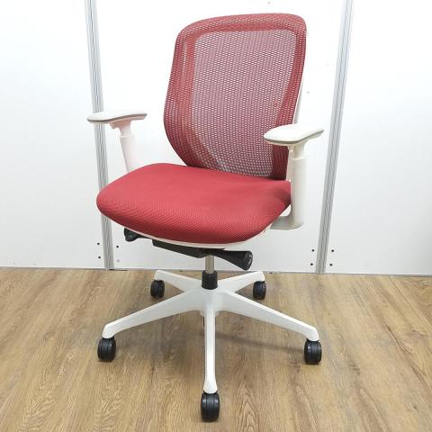 【中古】シルフィーメッシュ  オカムラ（okamura） 肘付ローバックチェア