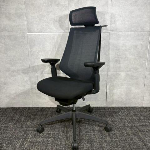 【中古】デュオラ メッシュ CRSG3000E6N コクヨ（KOKUYO） 肘付ハイバックチェア