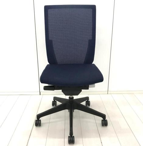 【中古】ヴェントチェア KE-830JB-T1B2 イトーキ（ITOKI） 肘無ハイバックチェア