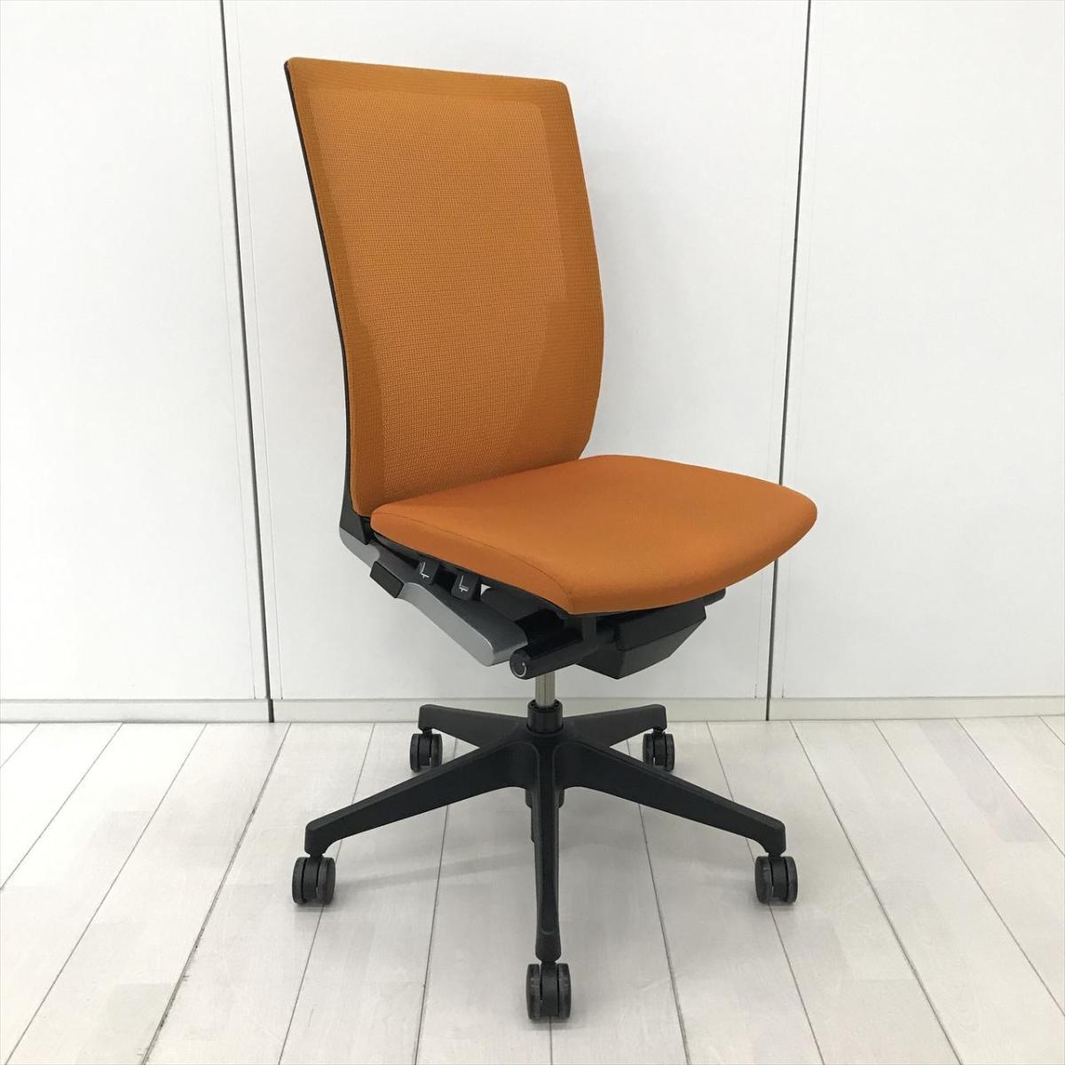 中古】ヴェントチェア KE-830JB-T1D6 イトーキ/ITOKI 肘無ハイバック