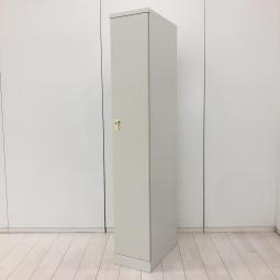 プラス　LH　1人用ロッカー　スリムタイプ　ニューグレー　カギ付き　シリンダー錠【愛知・名古屋・豊田・静岡・浜松】