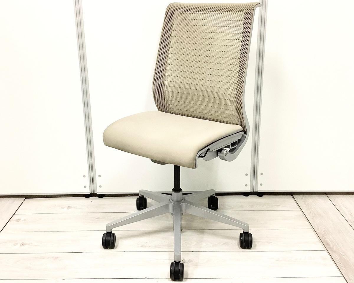 完売 廃盤 再販なし SIT UNPLUGGED CP ハイバックチェア 中古】シンクチェア（旧モデル） Steelcase/スチールケース 肘無