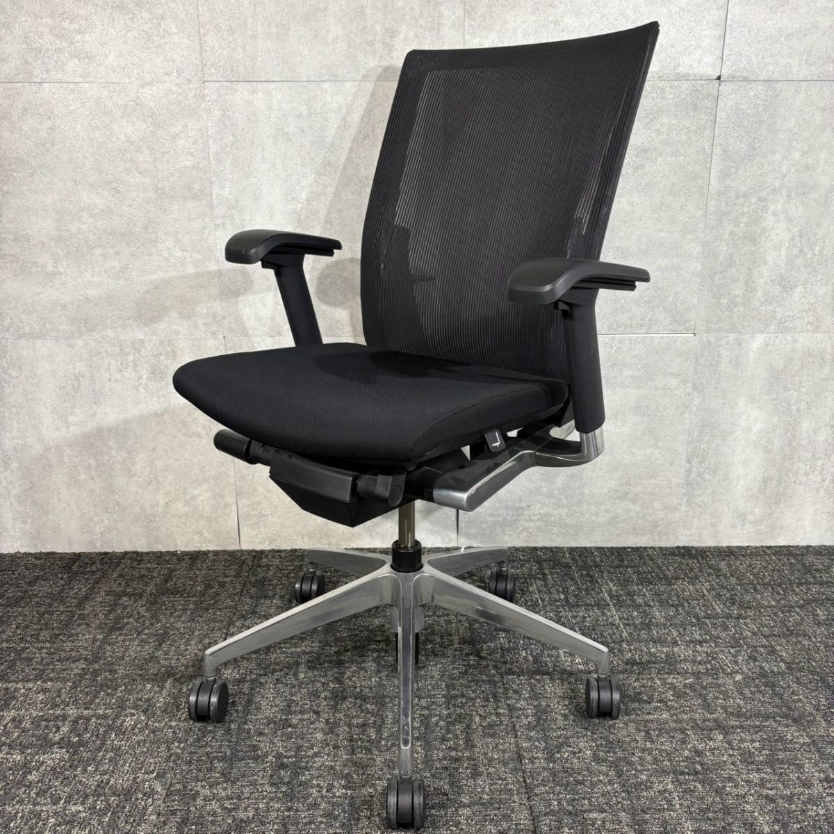 中古】ヴェントチェア KE-867JA-Z9T1T5 イトーキ/ITOKI 肘付ハイバック