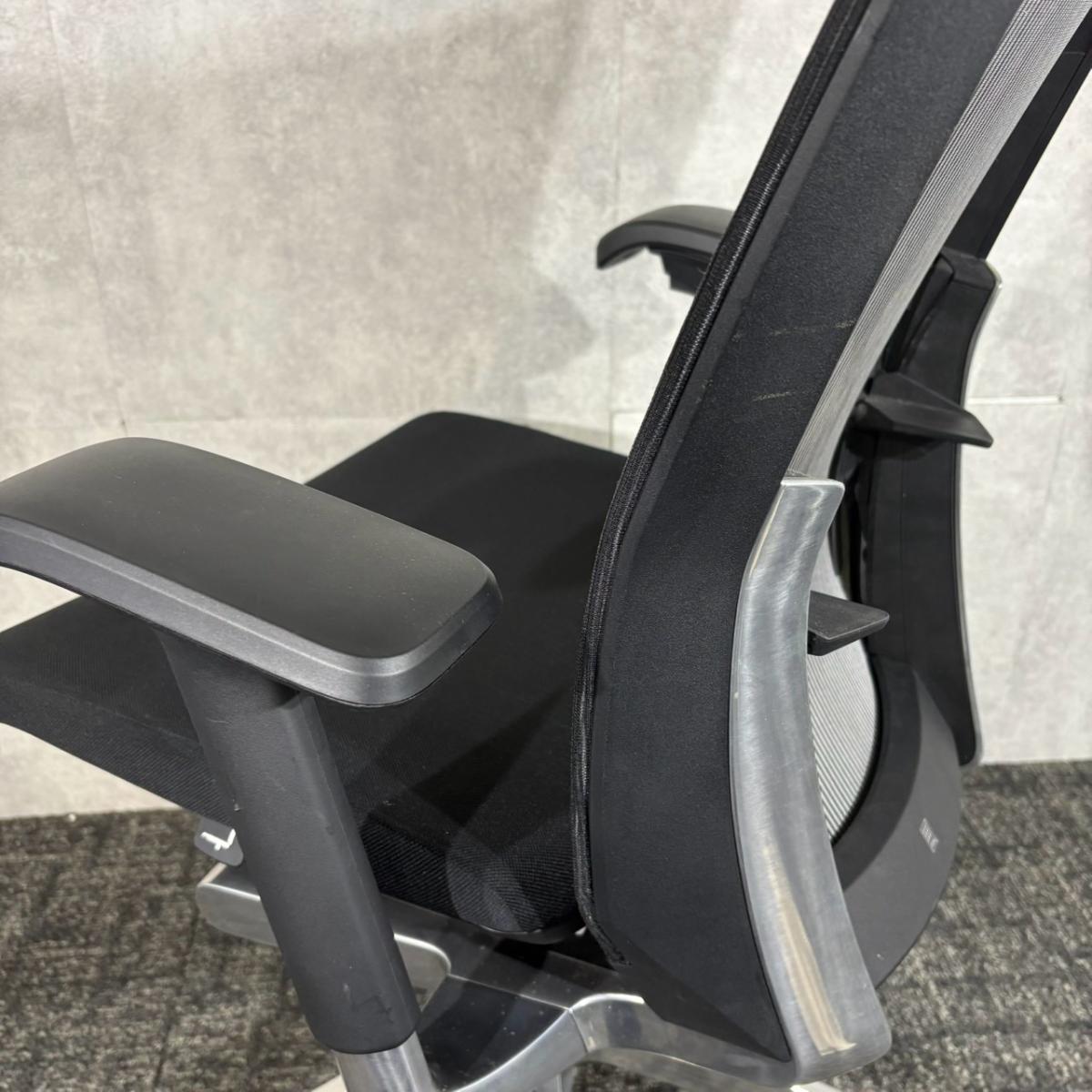中古】ヴェントチェア KE-867JA-Z9T1T5 イトーキ/ITOKI 肘付ハイバック