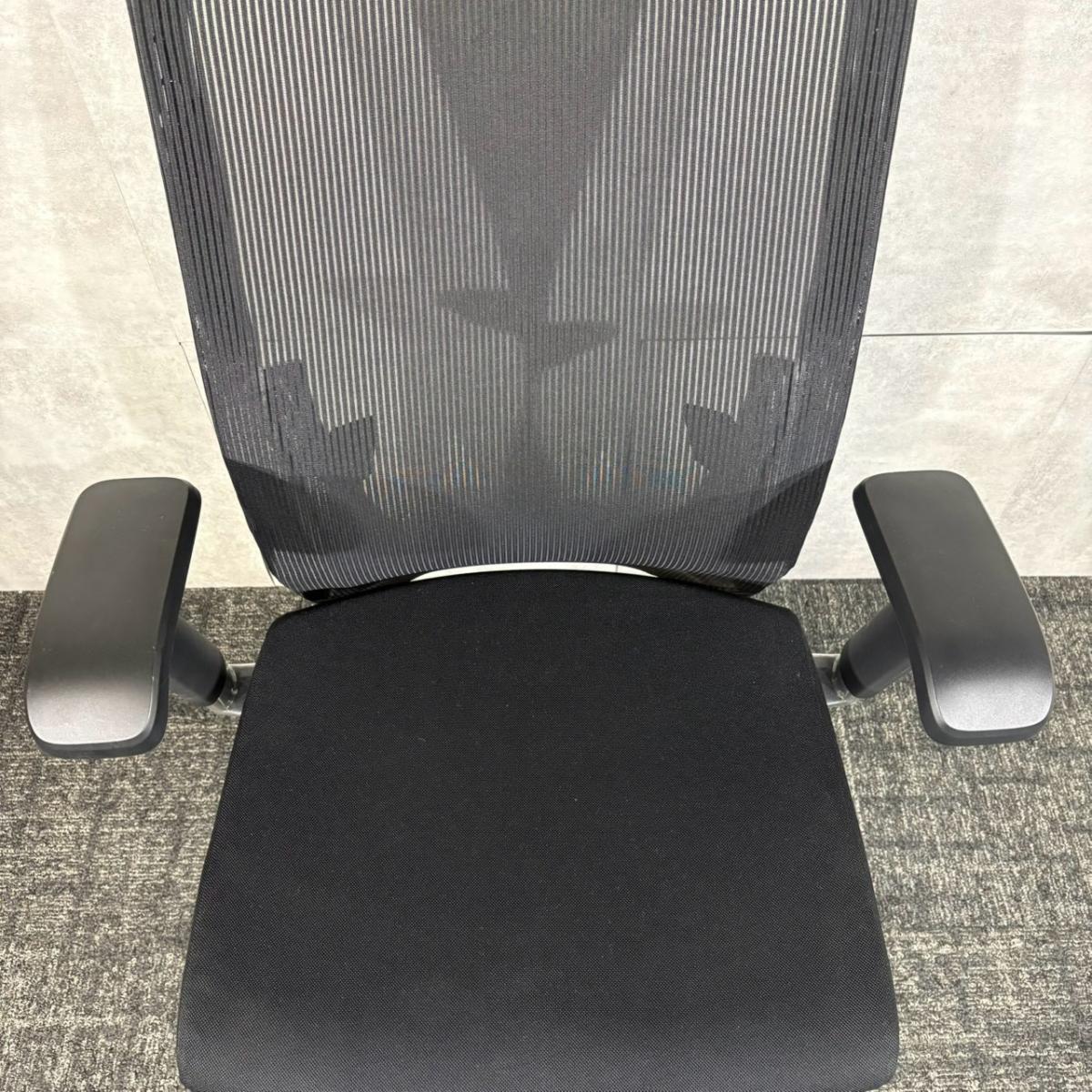 中古】ヴェントチェア KE-867JA-Z9T1T5 イトーキ/ITOKI 肘付ハイバック