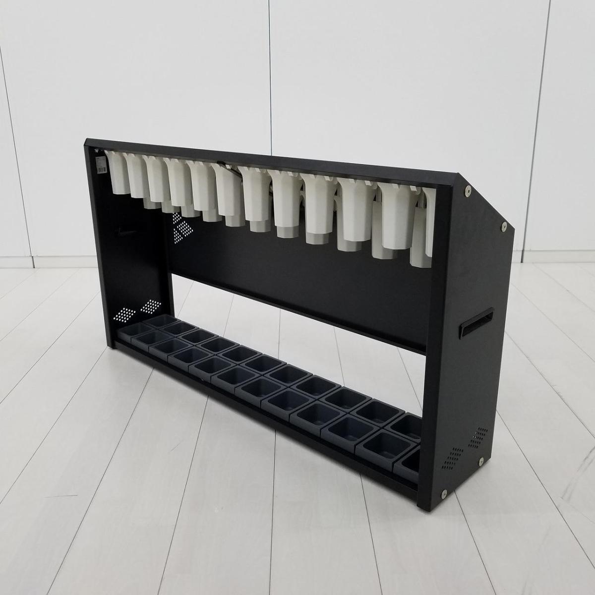 中古】 アンブラー オクト P-24 GR 傘立て 606991 - 中古オフィス家具