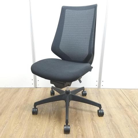 【中古】デュオラ メッシュ  コクヨ（KOKUYO） 肘無ハイバックチェア