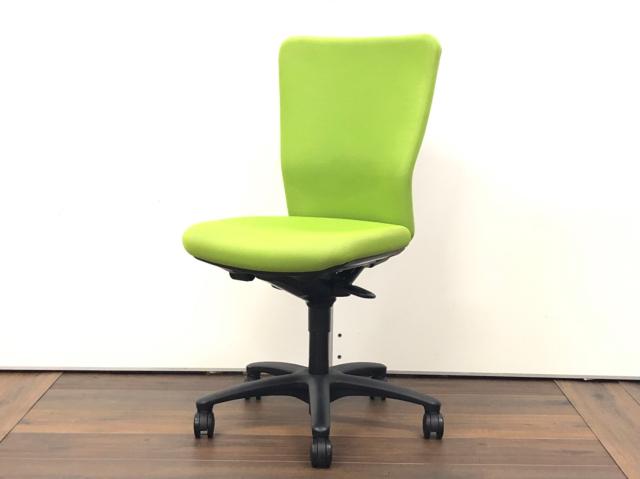 【中古】カロッツァチェア  オカムラ（okamura） 肘無ハイバックチェア