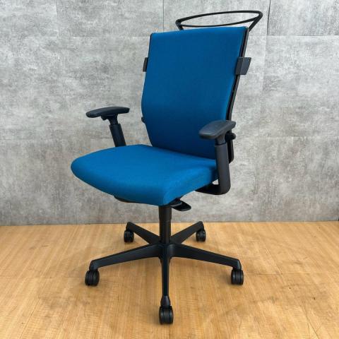 【中古】エスクード 4C35ZR FFW5 オカムラ（okamura） 肘付ハイバックチェア