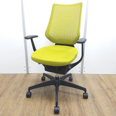 【中古】イング バーチカル 樹脂  コクヨ（KOKUYO） 肘付ハイバックチェア