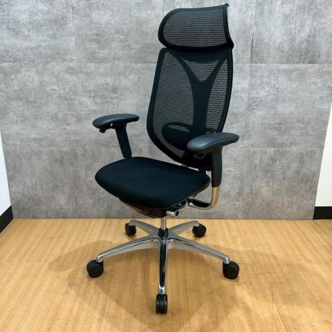 【中古】サブリナ C885BX FSY1 オカムラ（okamura） 肘付ハイバックチェア