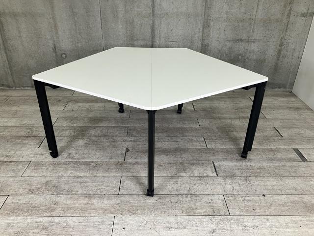 【中古】コモンズ 5-220-1470 ウチダ（UCHIDA) ミーティングテーブル（会議机）
