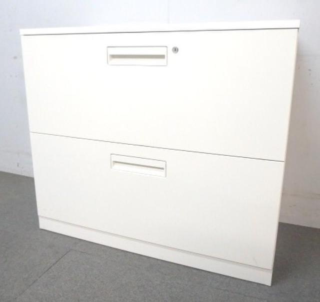 【中古】エディア BWU-L2A39SAWN コクヨ（KOKUYO） ローキャビネット／ラテラル
