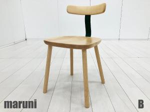 B)MARUNI / マルニ木工　T＆O T1チェア　ジャスパーモリソン　メープル材　グリーン　ダイニングチェア