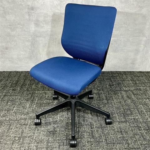 【中古】エピオスチェア KE-440GB-T1B2B2 イトーキ（ITOKI） 肘無ローバックチェア