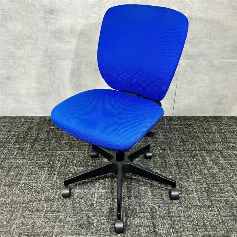 【中古】プラオチェア KE-240GH-T1N7 イトーキ（ITOKI） 肘無ローバックチェア