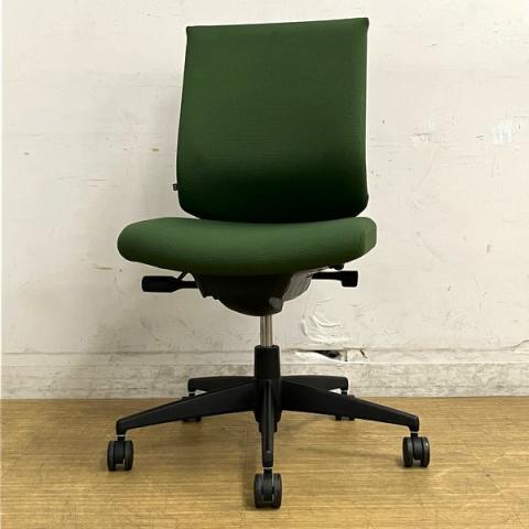 【中古】ウィザード4 C06S-12C-BK1 コクヨ（KOKUYO） 肘無ローバックチェア