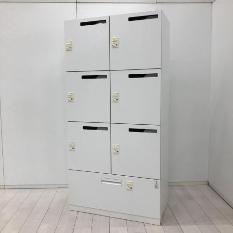 【中古】エディアロッカー BWUH-RNU62XM69SAW コクヨ（KOKUYO） 6人用パーソナルロッカー