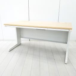 ☆W1400mm！【広々とゆとりのあるワークスペース！】■イナバ　デュエナシリーズ　平デスク　W1400×D700×H700mm　■いま人気のナチュラル木目カラー！【稲葉製作所 / Inaba　DuENA】