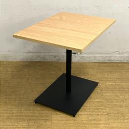 コクヨ　DAYS OFFICE（デイズオフィス）　flip top（フリップトップ）　角テーブル　天板：グレインドナチュラル　脚：ブラック　天板固定タイプ【ABW】