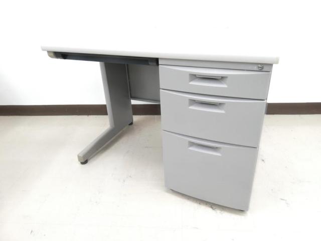 【中古】CZデスク CZN-107CA-WE イトーキ（ITOKI） 片袖机