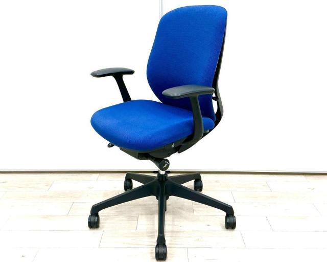 【中古】シルフィー  オカムラ（okamura） 肘付ローバックチェア