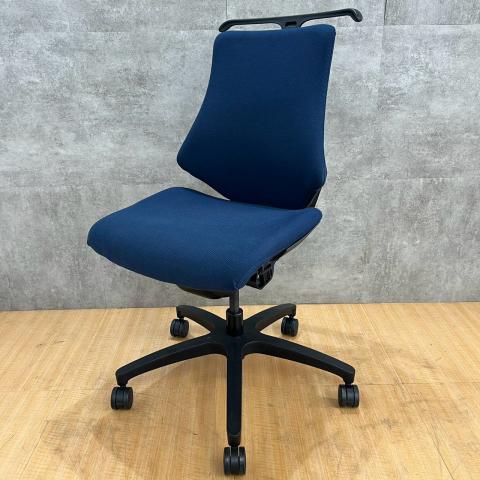 【中古】エフクロス KG-140GSH-T1B2 イトーキ（ITOKI） 肘無ローバックチェア