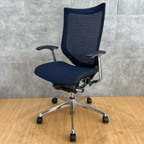 【中古】バロンチェア  オカムラ（okamura） 肘付ハイバックチェア