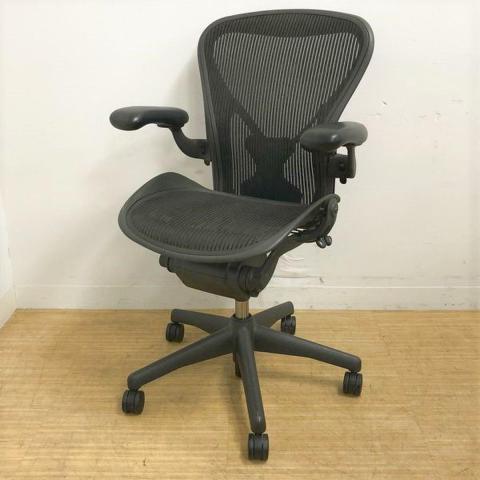 【中古】アーロンチェア（ポスチャー　フル装備）  Herman Miller（ハーマンミラー） 肘付ハイバックチェア