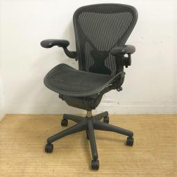 【在庫入替セール】ハーマンミラー（HermanMiller）　アーロンチェア　Bタイプ　可動肘（上下・角度を調整可能）　ポスチャーフィット　前傾チルト搭載