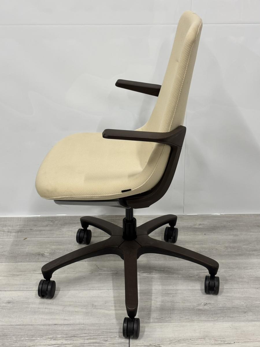 中古】モーブ KF-615GL-K1K1H8 イトーキ/ITOKI 肘付ローバックチェア