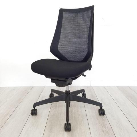 【中古】デュオラ メッシュ  コクヨ（KOKUYO） 肘無ハイバックチェア