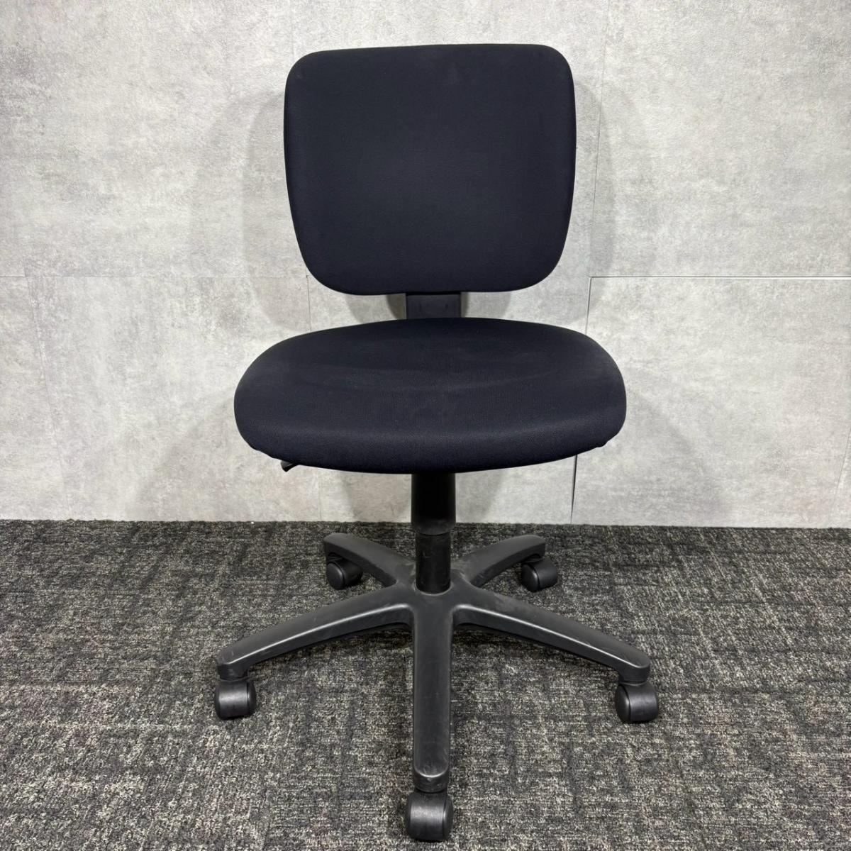 中古】 CRS-G180F6 コクヨ/KOKUYO 肘無ローバックチェア 608059 - 中古
