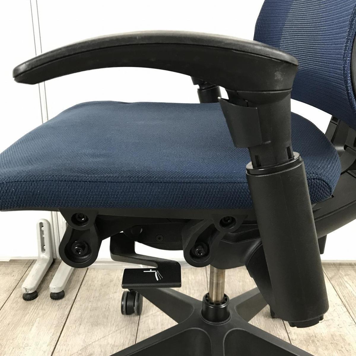 中古】セレーオチェア KF-570JB1-TTB2 イトーキ/ITOKI 肘付ハイバック