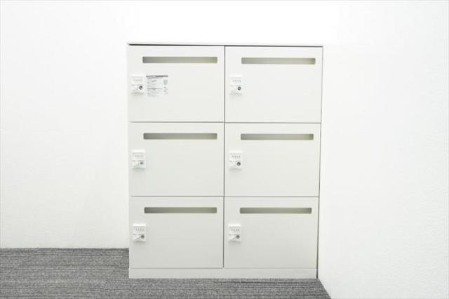 【中古】ピクスライン 4Z32CR ZA75 オカムラ（okamura） 6人用パーソナルロッカー