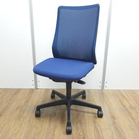 【中古】フルーエントチェア  オカムラ（okamura） 肘無ハイバックチェア
