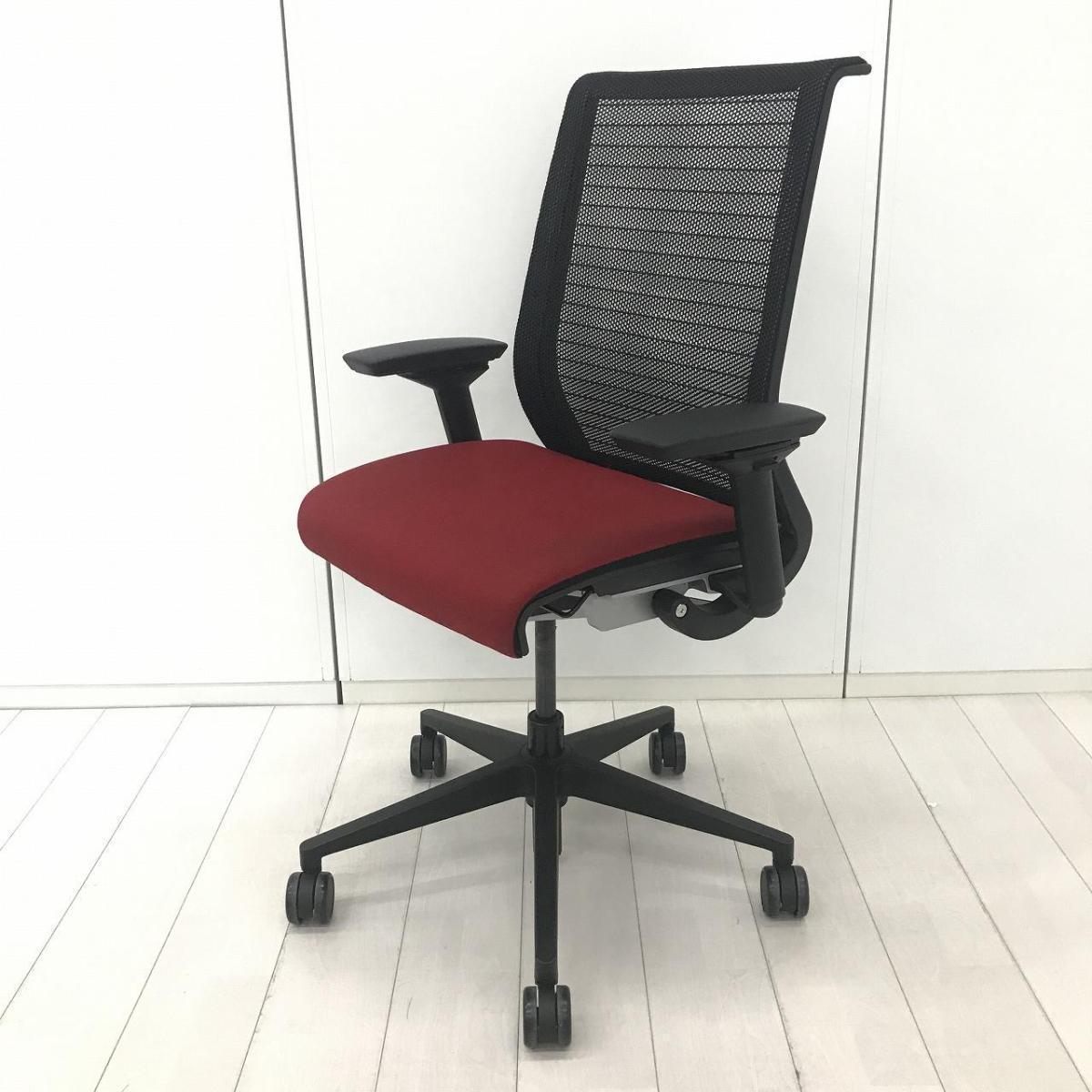 スチールケース　steelcase シンクチェア　中古　美品 中古】シンクチェア（旧モデル） Steelcase/スチールケース 肘付