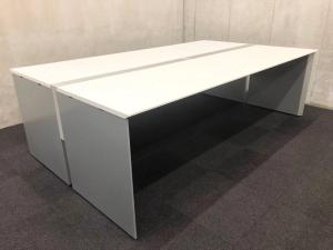 コクヨ製 ワークヴィスタ ホワイト天板 W2400サイズ 推奨人数:4名~ フリーアドレスデスク!!【店頭では解体状態で保管しております。】