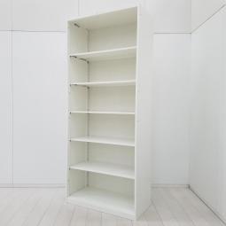【オフィスの書類をスッキリ整理！オカムラの人気シリーズ書庫！収納力と使いやすさを兼ね備えた定番収納！】■オカムラ（okamura）製　レクトラインシリーズ　オープン書庫　ローキャビネット　■シリンダー錠　■ホワイト　※棚板なし