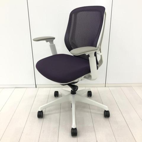 【中古】シルフィーメッシュ C681XW FSP0 オカムラ（okamura） 肘付ローバックチェア