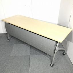 【在庫入替品】【9台入荷】イトーキ製　リリッシュシリーズ　天板ナチュラル　W1800サイドスタックテーブル入荷！レア(T8)