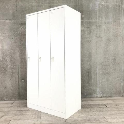 【中古】FZタイプ 4553FZ ZA75 オカムラ（okamura） 3人用更衣ロッカー