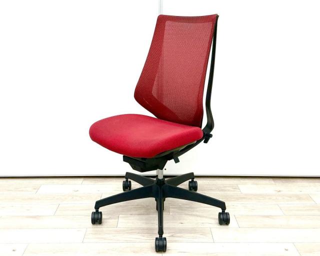 【中古】デュオラ メッシュ  コクヨ（KOKUYO） 肘無ハイバックチェア