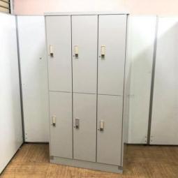 【2台限定】クリアランスセール！！【定価約9万円！！限られたスペースの有効活用におすすめ！！3列2段！！6人用ロッカーの入荷です！！】■イトーキ