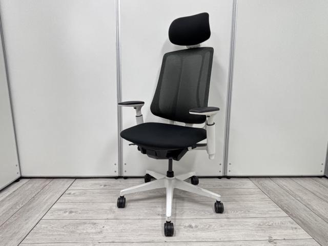 【中古】リーフレク RA-30B ウチダ（UCHIDA) 肘付ハイバックチェア