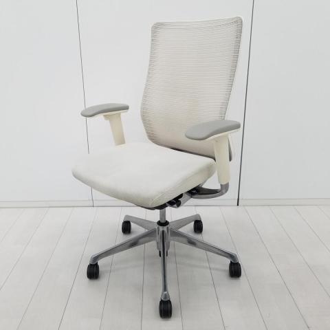 【中古】コーラルメッシュ  オカムラ（okamura） 肘付ハイバックチェア