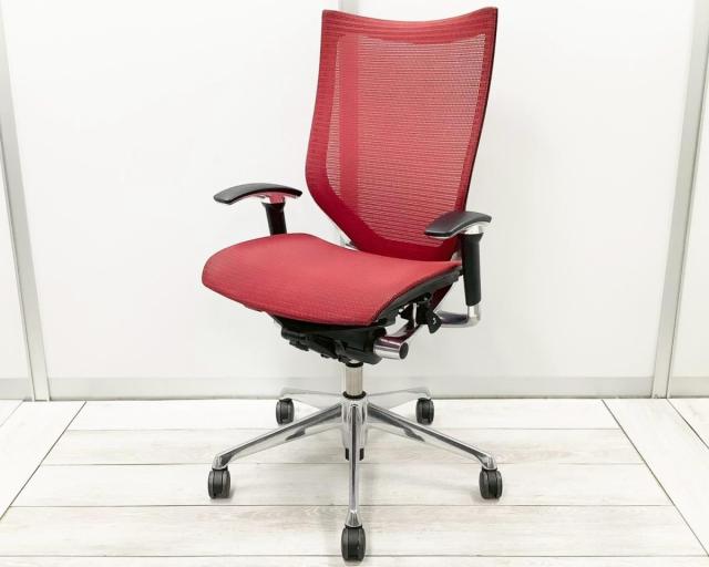 【中古】バロンメッシュチェア CP45AR FDH9 オカムラ（okamura） 肘付ハイバックチェア