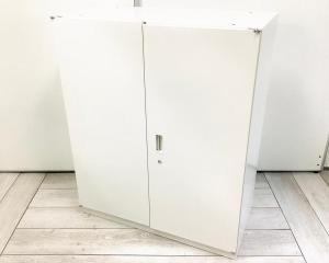 【定価約10万円】【収納物を見渡しやすい定番の両開き書庫！A4ファイルも楽々収納！】■イトーキ/シンライン　■両開き書庫　■ホワイト　■W900　D450　H1100